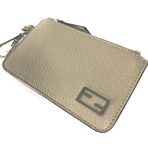 FENDI Bicolor logo Card Case Wallet Fragment Case coin purse - Picture 3 of 11